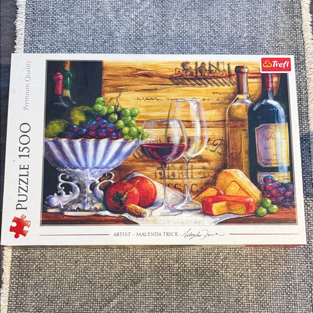 Wine and Cheese Puzzle - 1500 Pieces